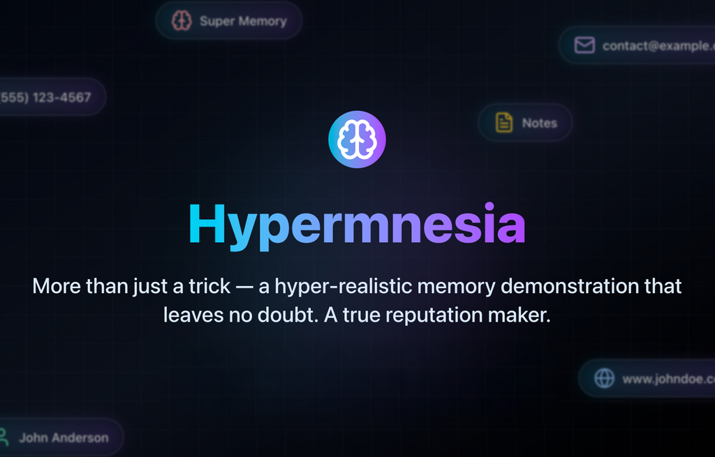 Hypermnesia Pro Version (iPhone Application)