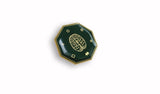 MindFX Enamel Badge - Gold/Green (One Inch Magnetic Fastening)